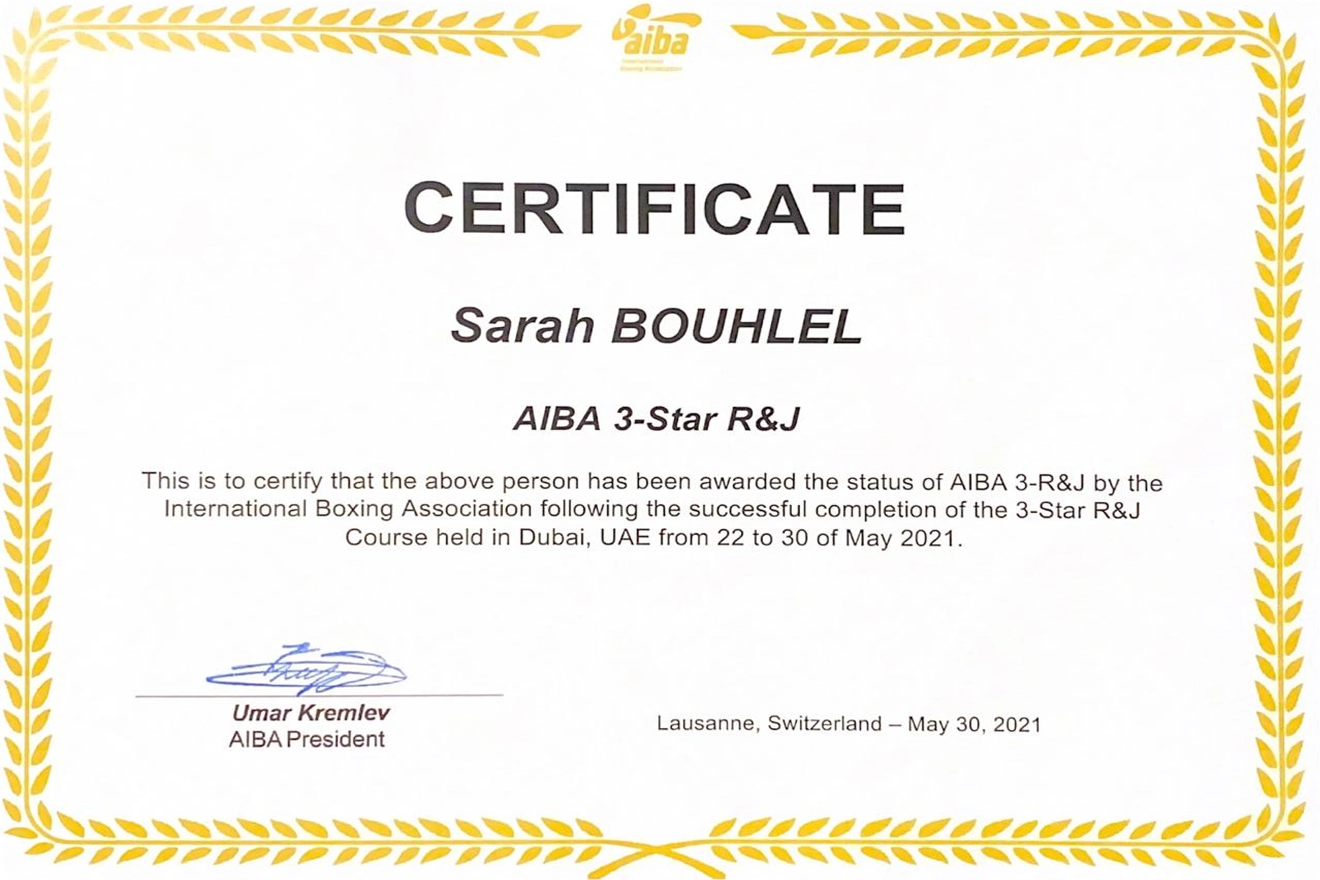 Award